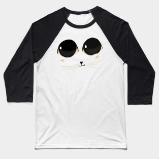 Cute Cat Expression Baseball T-Shirt